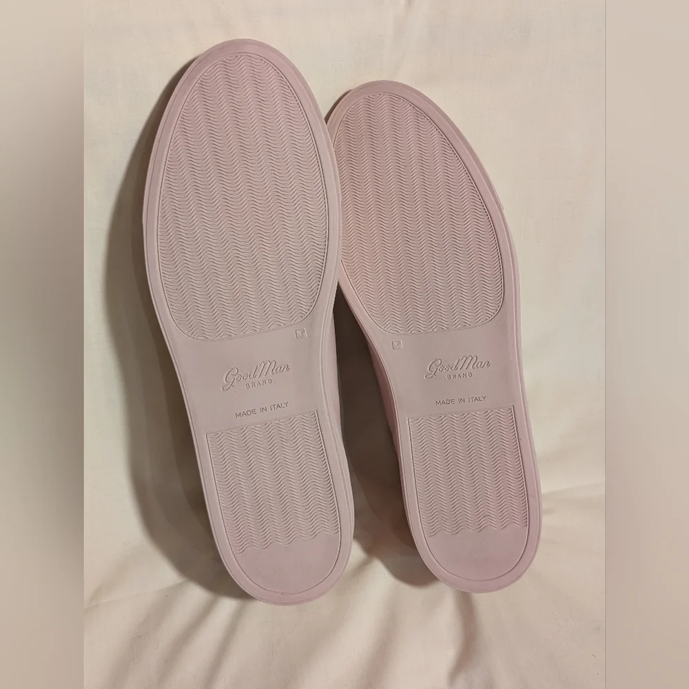 GOOD MAN BRAND Pink Italian Leather Sneakers Men's 12 - Picture 6 of 8